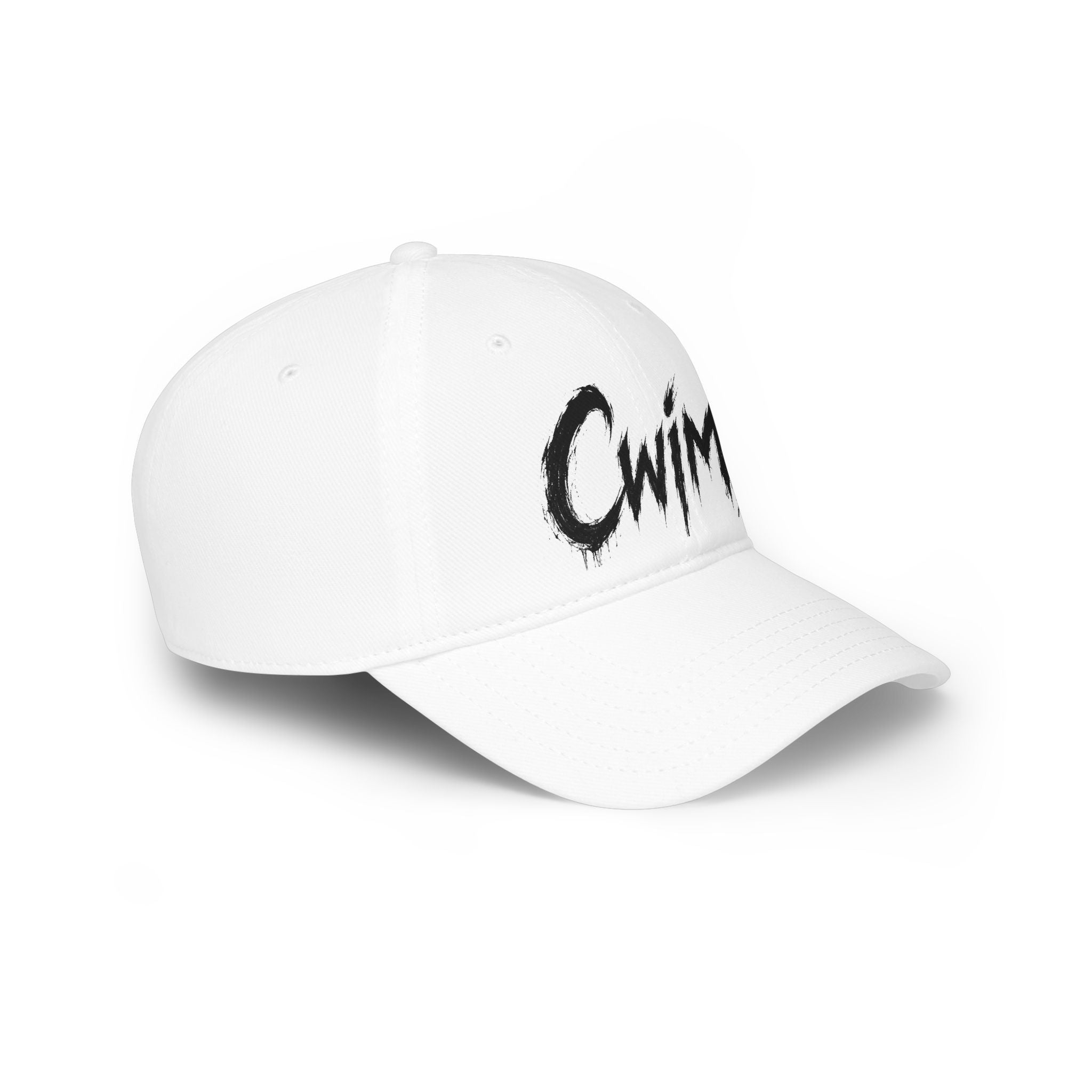 Copy of Cwims Script Logo Baseball Cap — Edgy Streetwear Low-Profile Hat