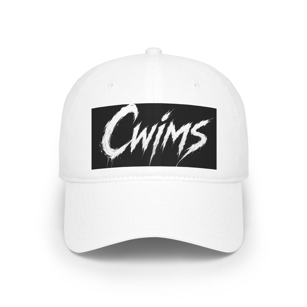 Cwims Script Logo Baseball Cap — Edgy Streetwear Low-Profile Hat