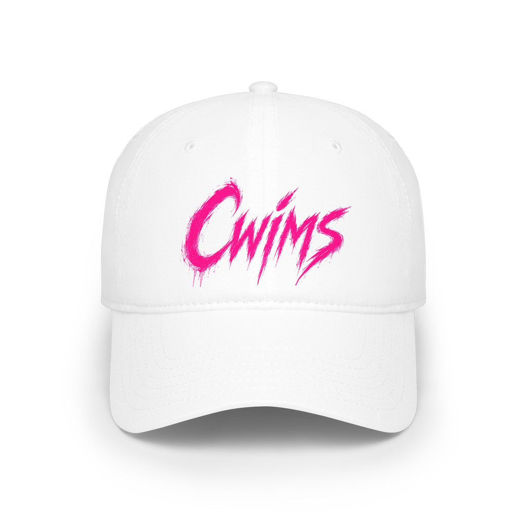 Copy of Copy of Cwims Script Logo Baseball Cap — Edgy Streetwear Low-Profile Hat