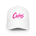 Copy of Copy of Cwims Script Logo Baseball Cap — Edgy Streetwear Low-Profile Hat