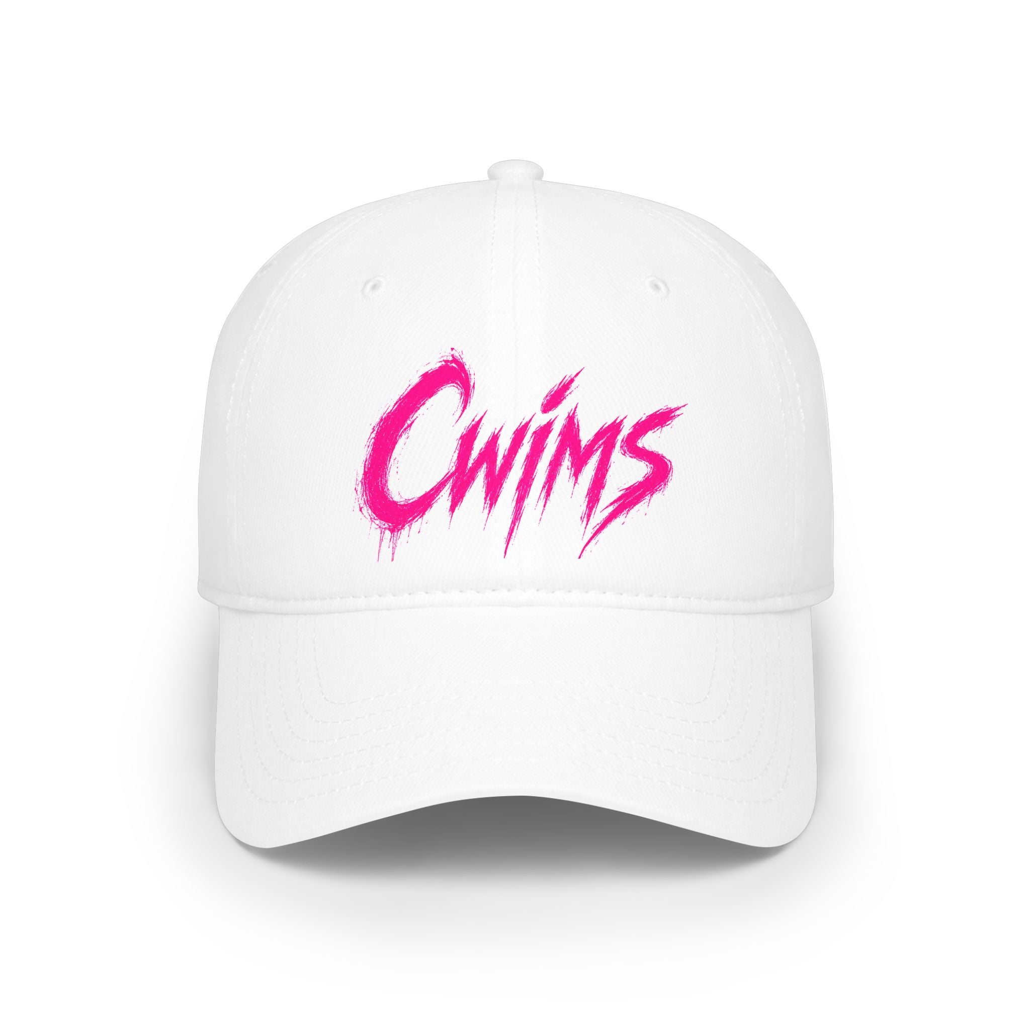 Copy of Copy of Cwims Script Logo Baseball Cap — Edgy Streetwear Low-Profile Hat
