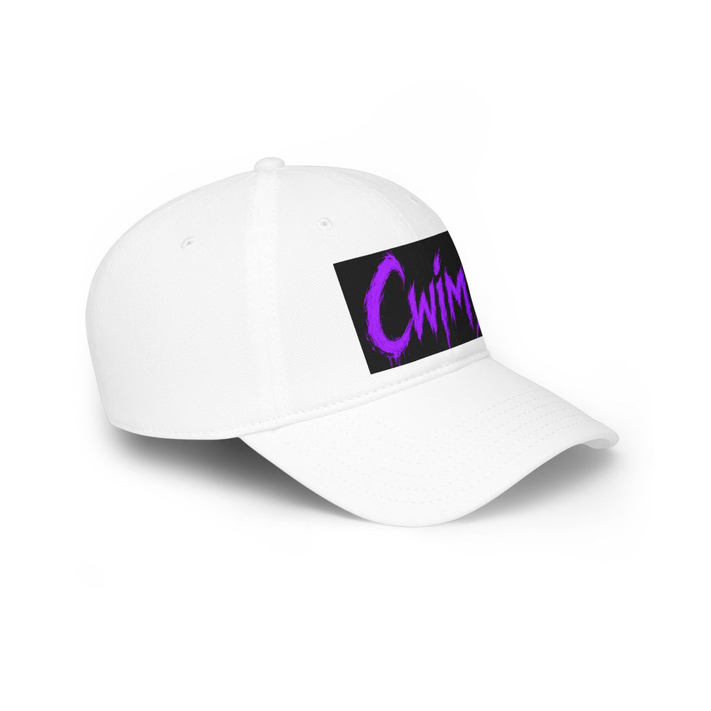 Copy of Cwims Script Logo Baseball Cap — Edgy Streetwear Low-Profile Hat