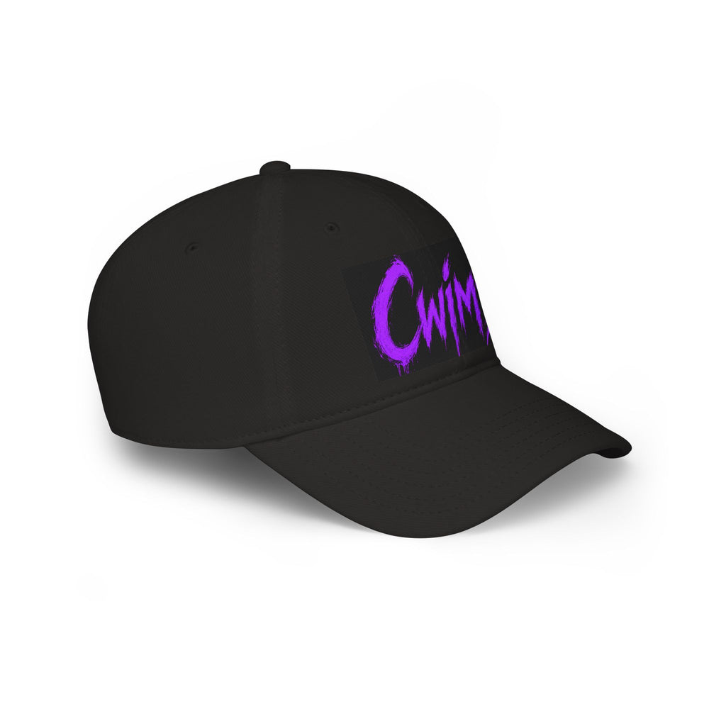 Copy of Cwims Script Logo Baseball Cap — Edgy Streetwear Low-Profile Hat