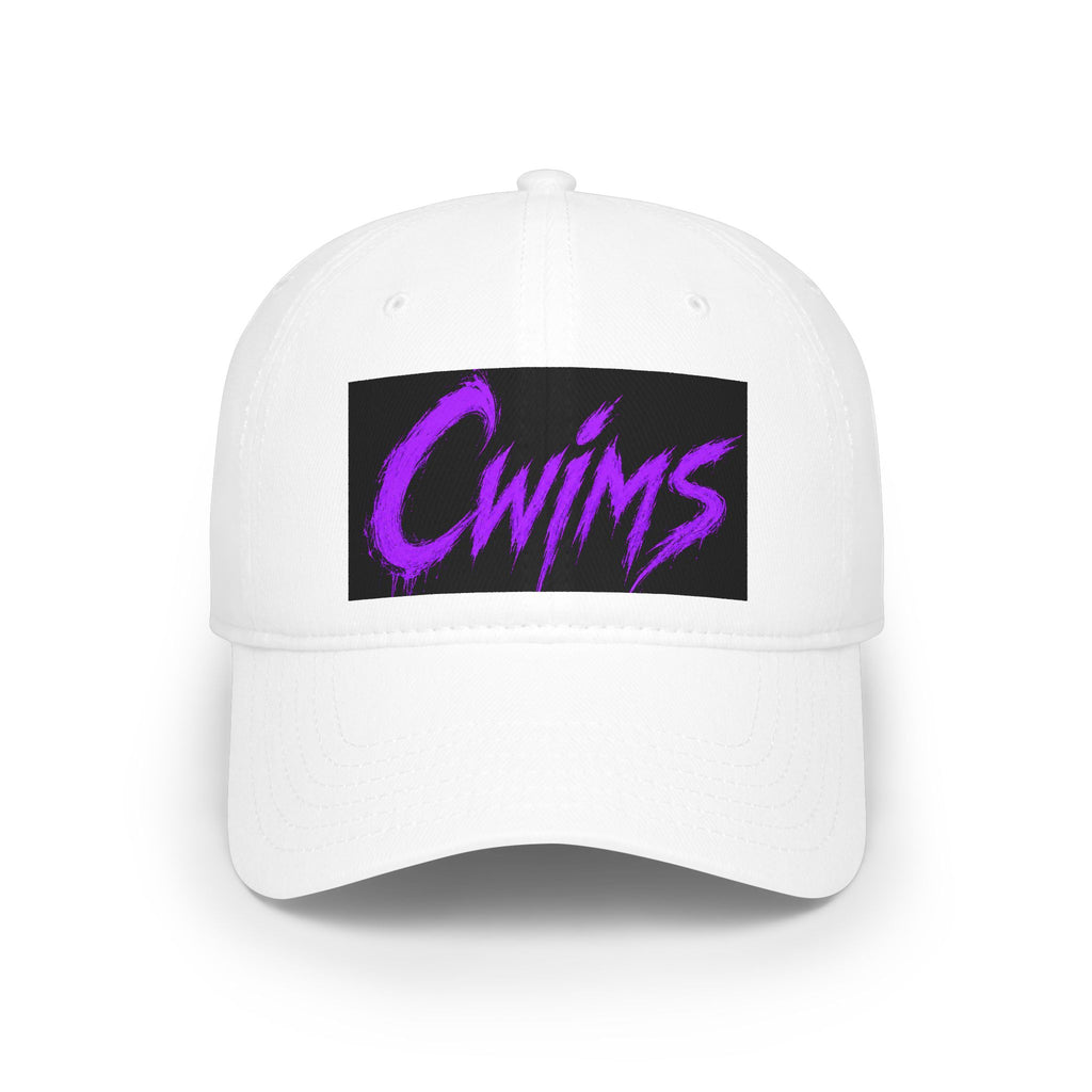Copy of Cwims Script Logo Baseball Cap — Edgy Streetwear Low-Profile Hat
