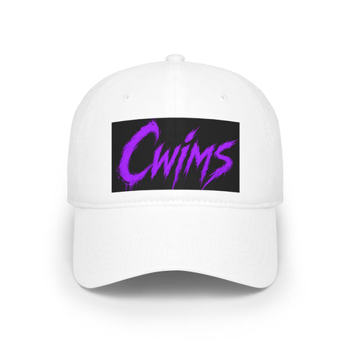 Copy of Cwims Script Logo Baseball Cap — Edgy Streetwear Low-Profile Hat