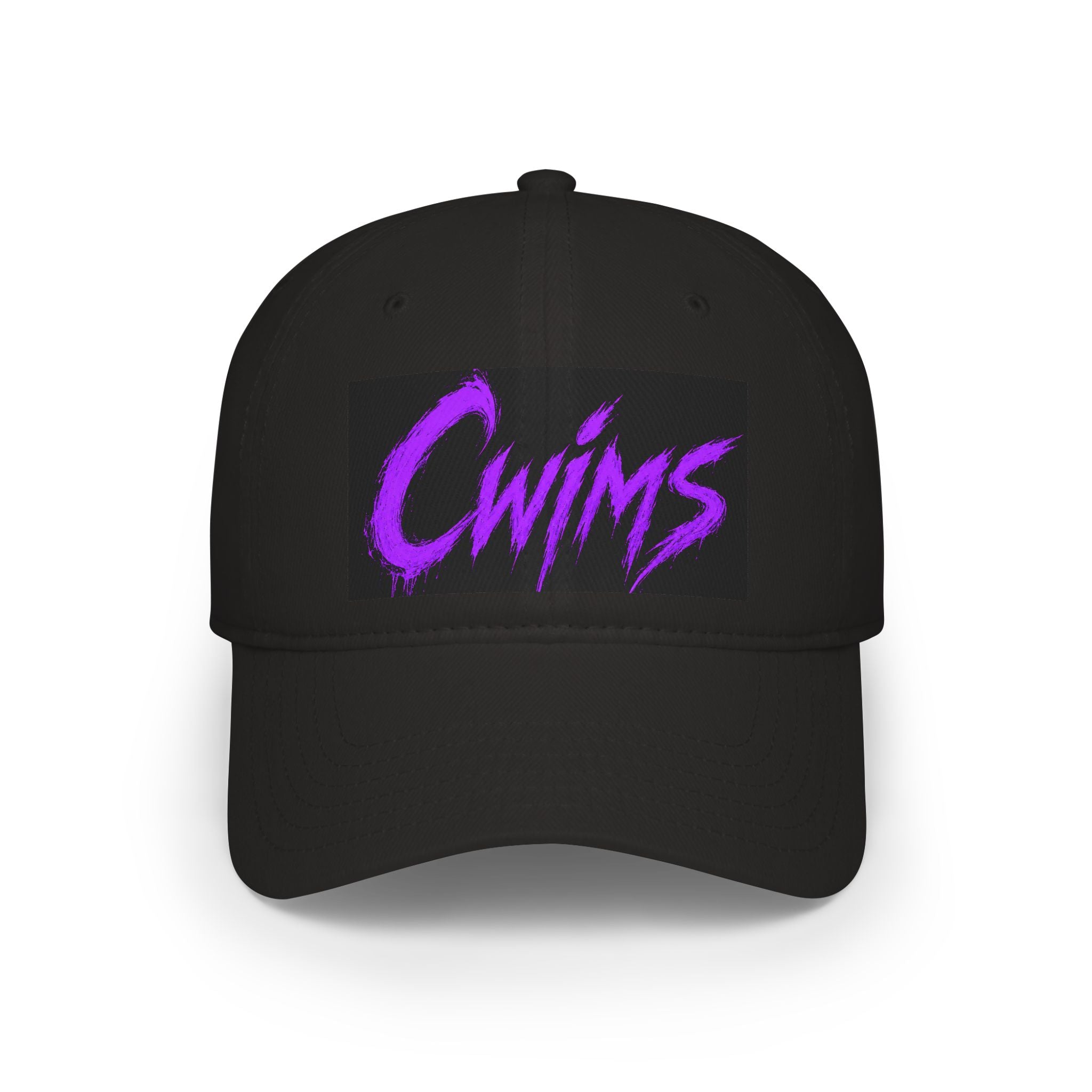 Copy of Cwims Script Logo Baseball Cap — Edgy Streetwear Low-Profile Hat